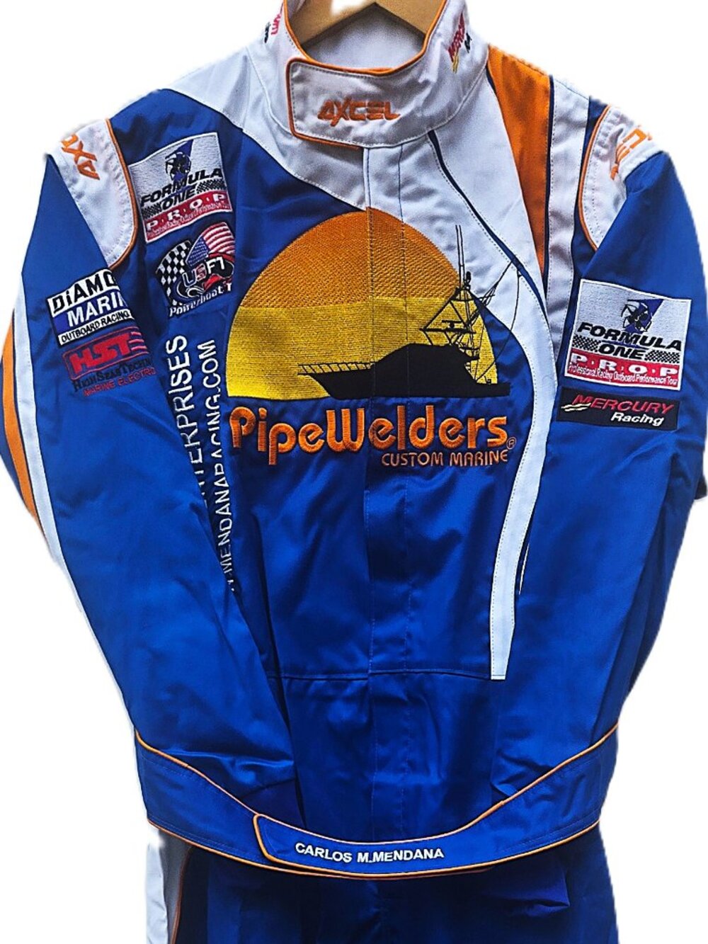 Brand New & Never Worn Custom Made Axcel Powerboat Racing Suit